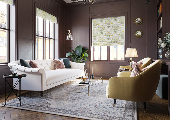 Cotswold Faux Silk, Marigold - Roman Blind - Image 6